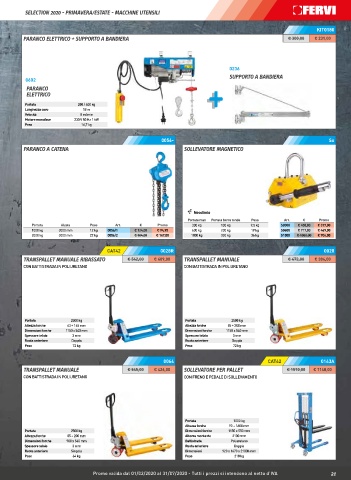 Transpallet Manuale FERVI 0028 - Portata 2500 Kg, Forche Regolabili - Foto 7